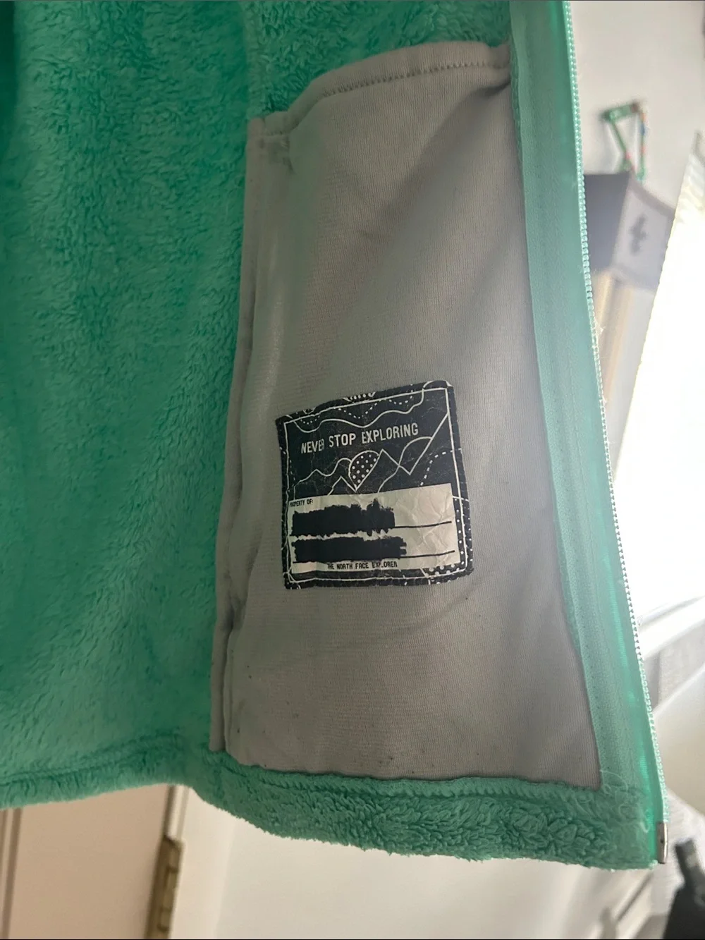 The North Face Girls' Fuzzy Full‑Zip Jacket